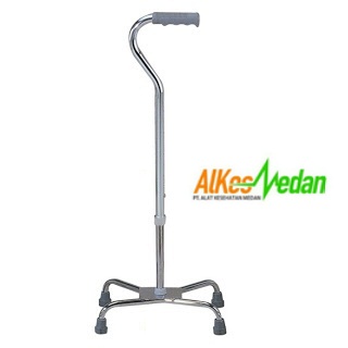 TONGKAT KAKI 4 FS921 ALAT BANTU JALAN RINGAN STAINLESS STEEL PREMIUM